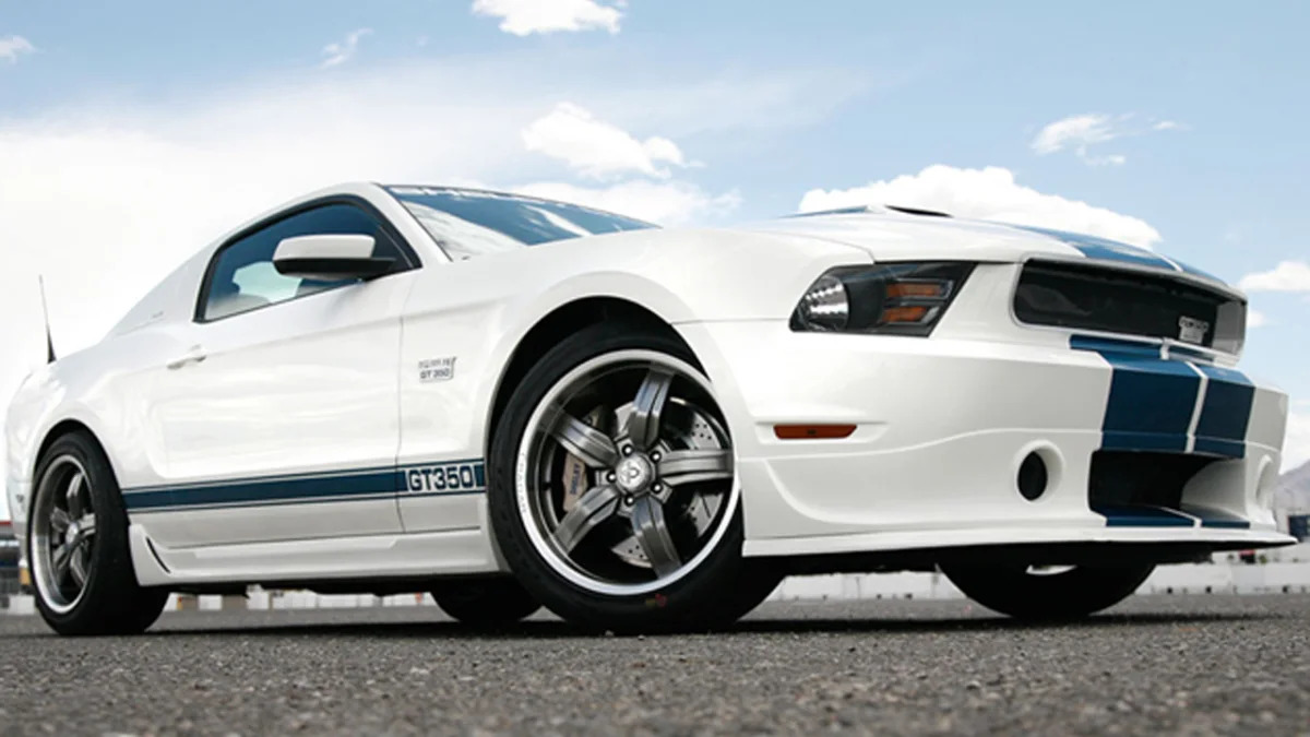 2012 Shelby GT 350 front three quarter view