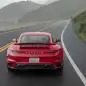 2020 Porsche 911 Turbo S action rear