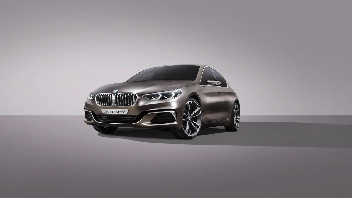 BMW Concept Compact Sedan front 3/4 studio