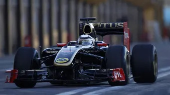 Kimi Raikkonen tests with Lotus at Valenica - January 2012