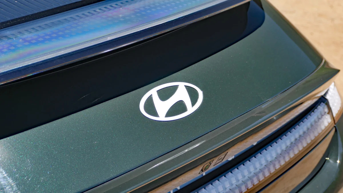 2023 Hyundai Ioniq 6 rear badge