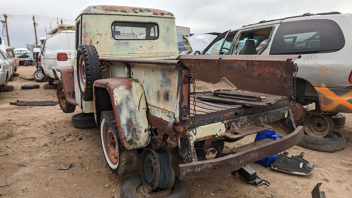 32 - 1949 Willys Jeep Truck in Colorado junkyard - Photo by Murilee Martin