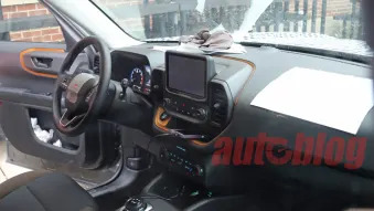 2021 Ford Bronco Sport interior spy photos