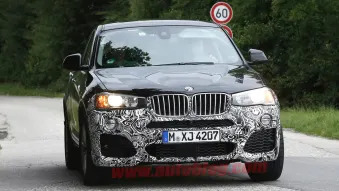 2016 BMW X4 M40i: Spy Shots