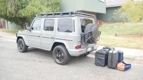 <h6><u>Mercedes-Benz G 550 Luggage Test: How much fits in the cargo area?</u></h6>