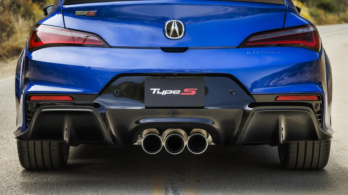 2024 Acura Integra Type S Apex Blue rear detail