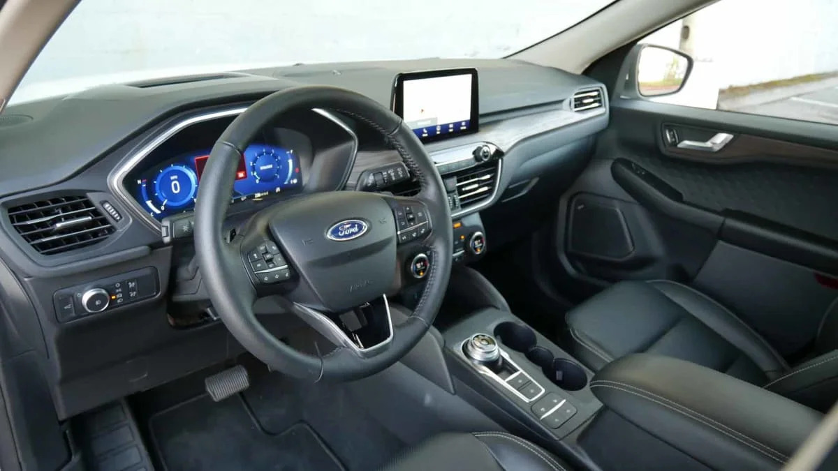 2020 Ford Escape interior from driver seat1