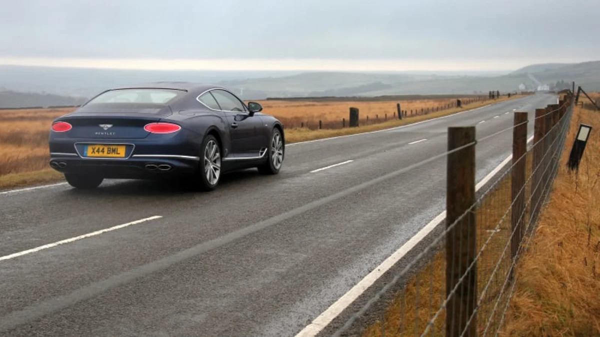 Driving the 2020 Bentley Continental GT V8 'home' to Brooklands