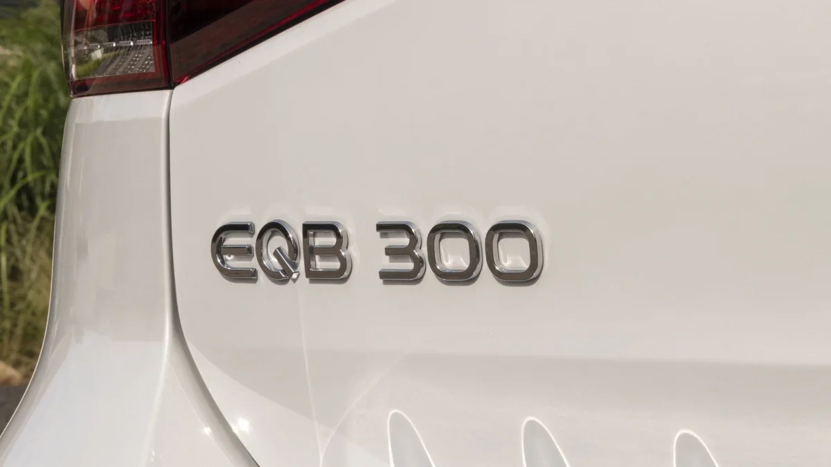 2022 Mercedes-Benz EQB American Market badge