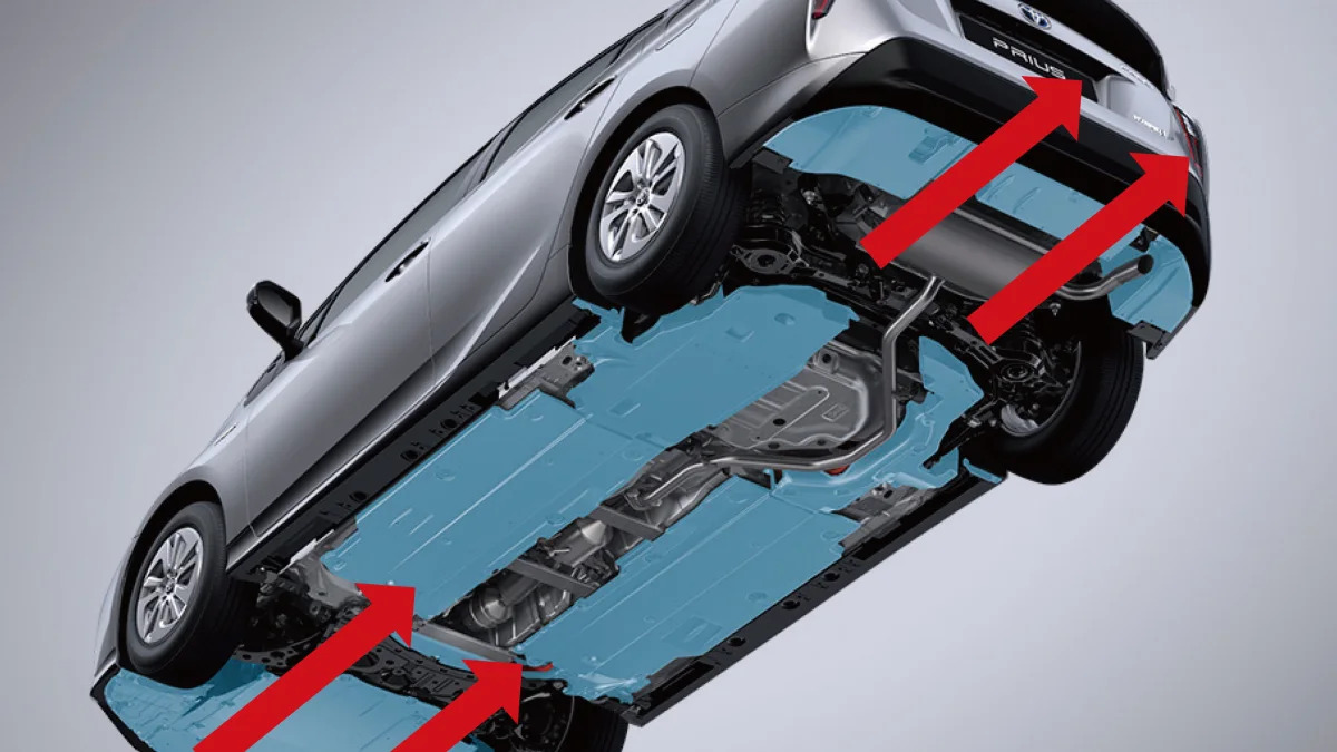 2016 Toyota Prius underfloor