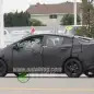 2016 Toyota Prius spy shots, rear 3/4