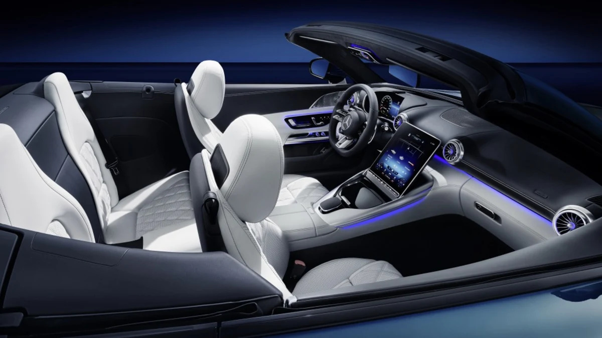 Mercedes says lush new AMG SL-Class interior has Gullwing-era cues