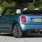 2017 Mini Cooper Convertible rear 3/4 view