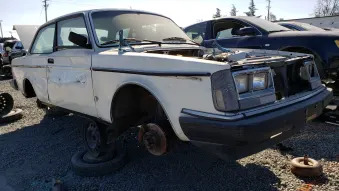 Junked 1984 Volvo 240 DL Coupe