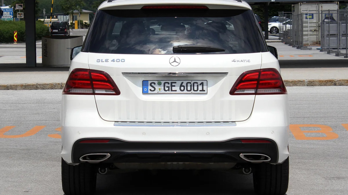 2016 Mercedes-Benz GLE rear view