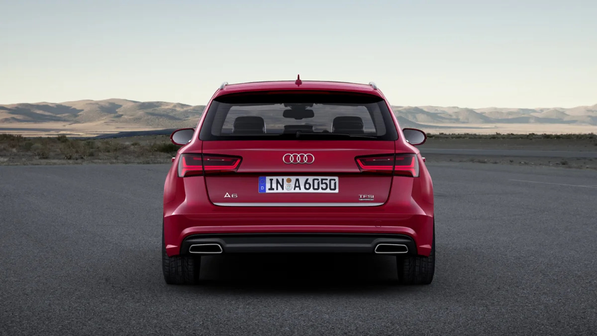 2017 Audi A6 Avant static location rear