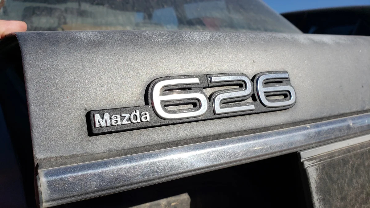 27 - 1985 Mazda 626 in Colorado Junkyard - photo by Murilee Martin
