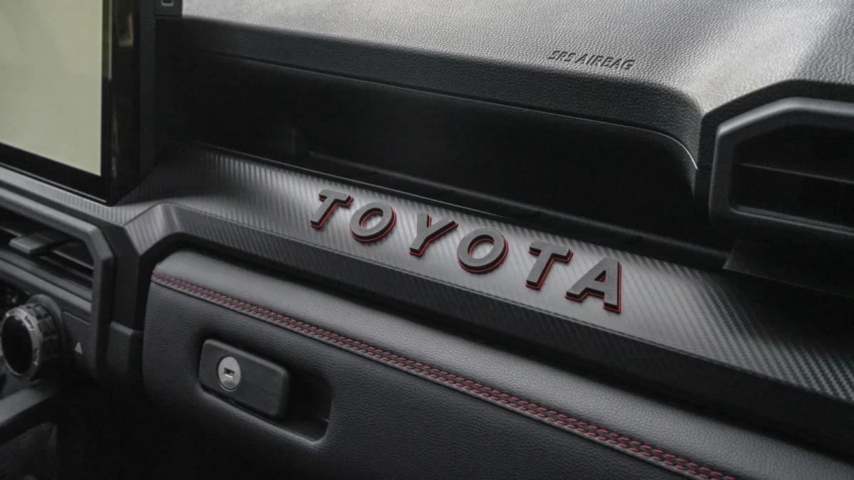 2025 Toyota 4Runner TRD Pro dash trim