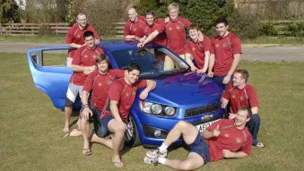 How many rugby players can you fit into a Chevrolet Aveo?