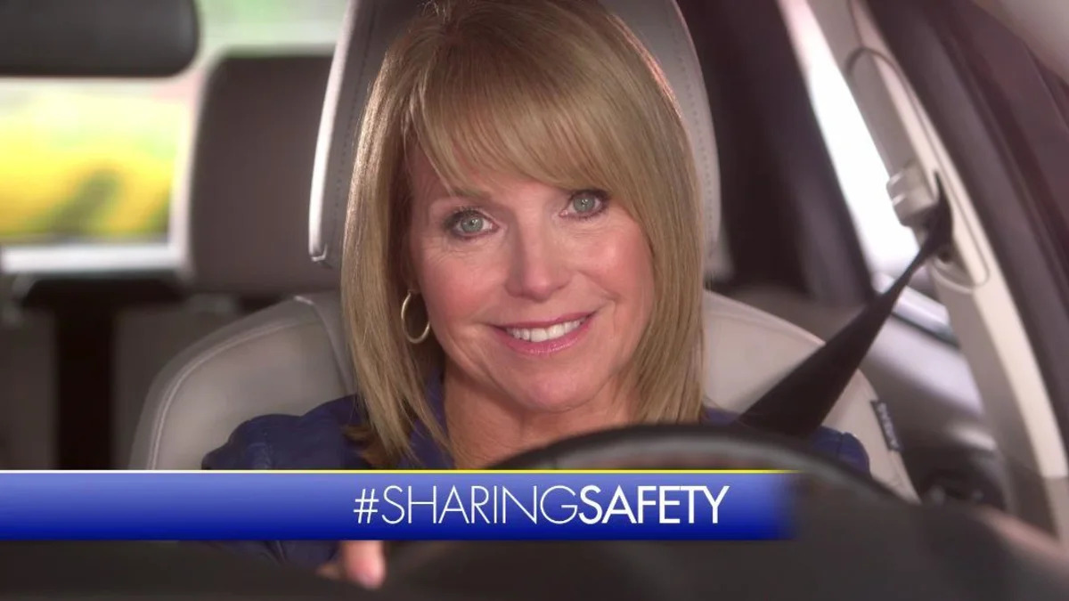 katie couric in sharing safety ad