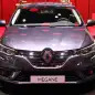 The 2016 Renault Megane, introduced at the 2015 Frankfurt Motor Show, front view.