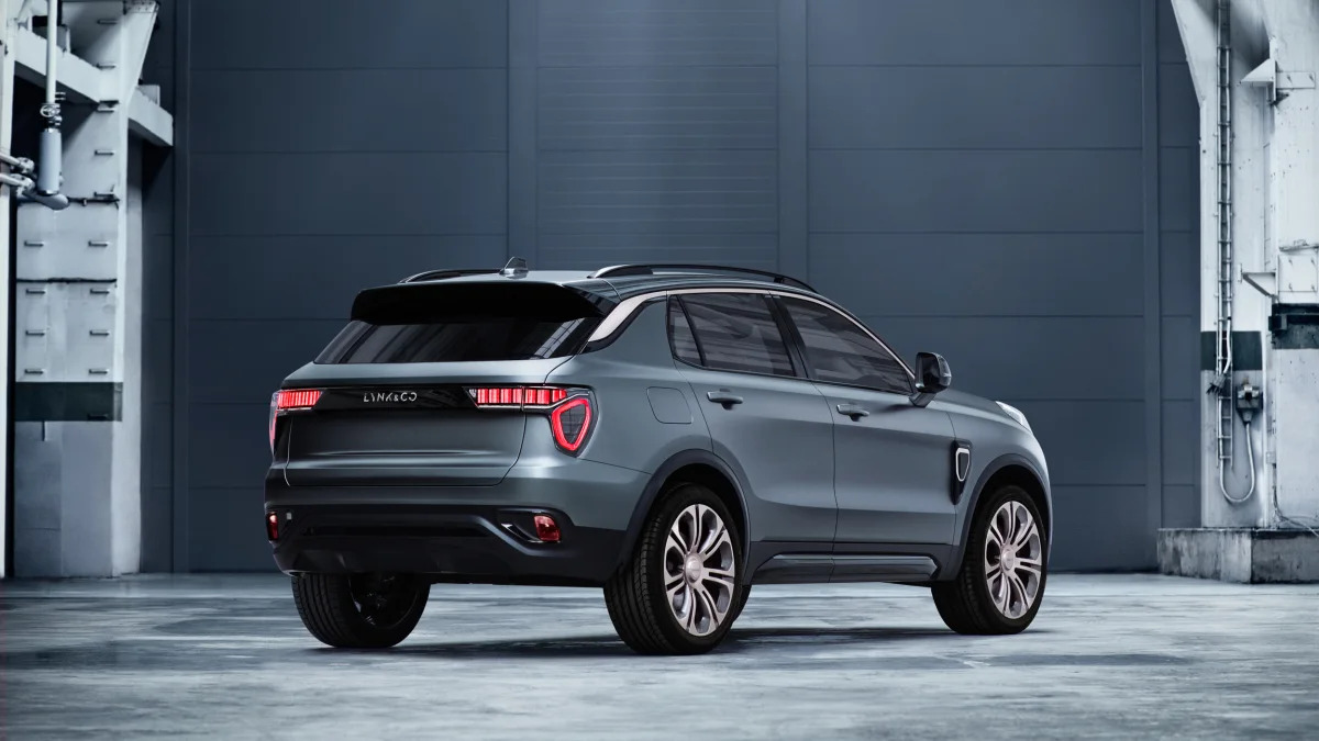 Lynk & Co. 01 There Quarter Rear Exterior