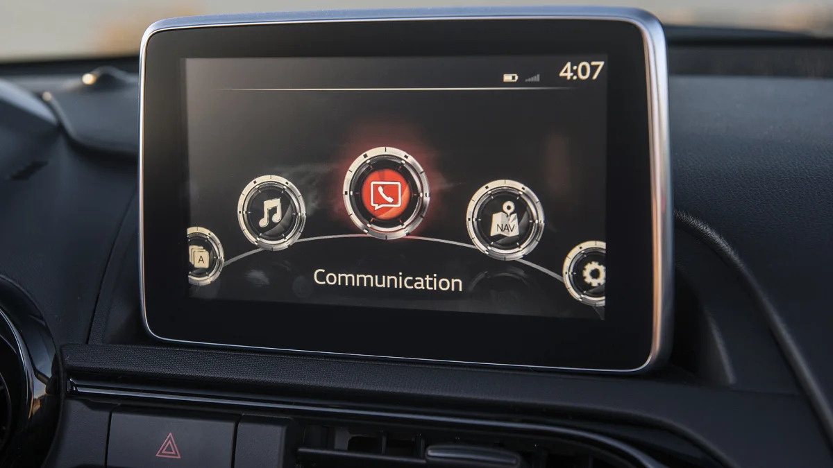 2016 Mazda MX-5 Miata Club infotainment system