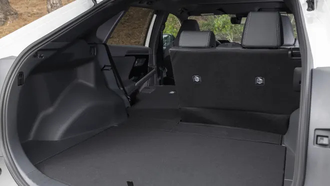 Hinter Kofferraum Sitze Umschlag Stil Netz Web Cargo für Toyota bZ4X  2023-2024