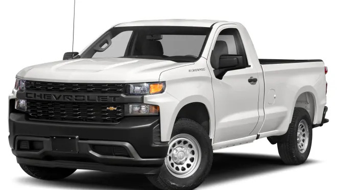 2019 Chevrolet Silverado 1500 Work Truck 4x2 Regular Cab 8 ft. box 139.6  in. WB Specs and Prices - Autoblog