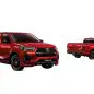 Toyota Hilux Revo GR Sport low floor front and back