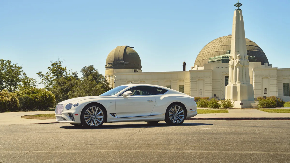 Bentley Continental GT Speed at Griffith Observatory