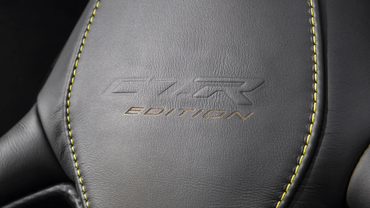 2016 Chevy Corvette Z06 C7.R Edition seat