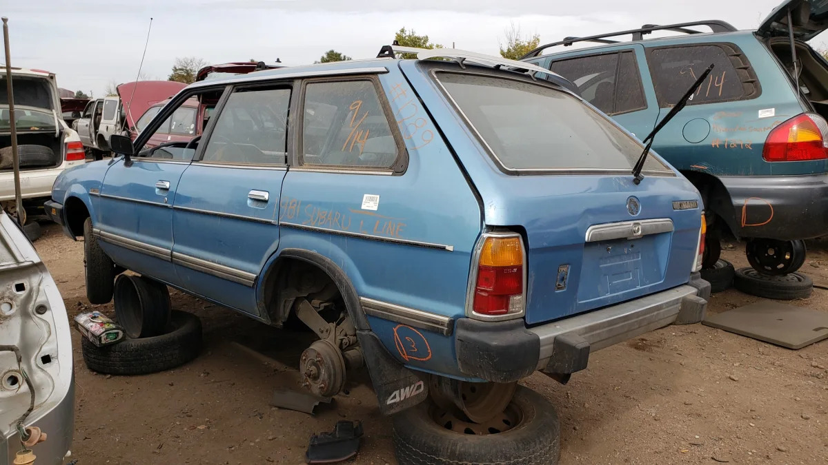 40 - 1981 Subaru Wagon in Colorado junkyard - Photo by Murilee Martin