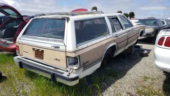 Junked 1983 Mercury Grand Marquis Brougham station wagon