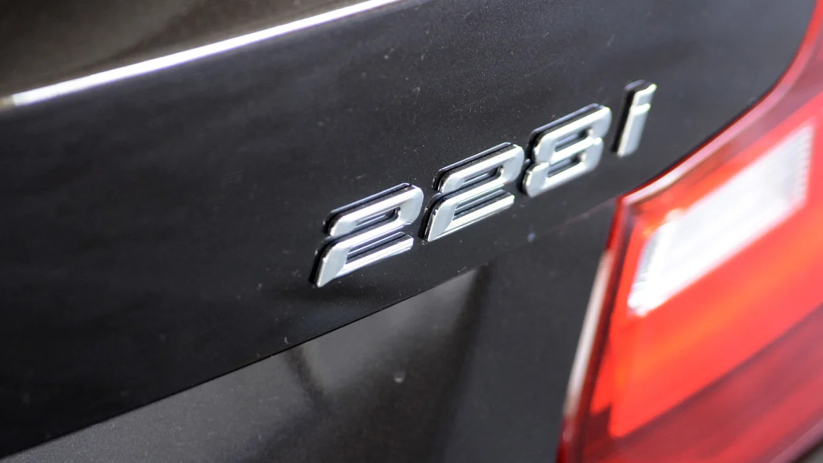 2012 BMW 228i XDrive badge