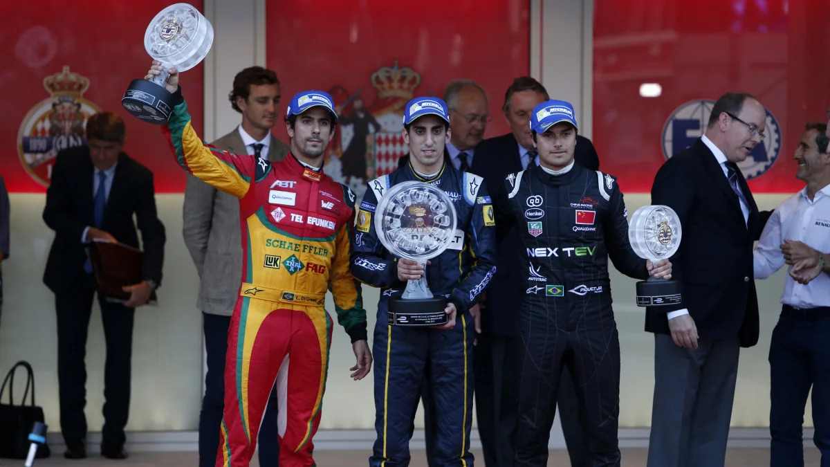 Formula E Monaco ePrix podium