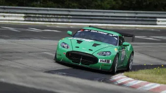 Aston Martin V12 Zagato at the Nurburgring (green)