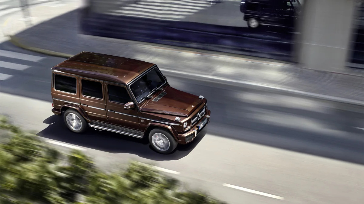 Mercedes G63 AMG moving motion city