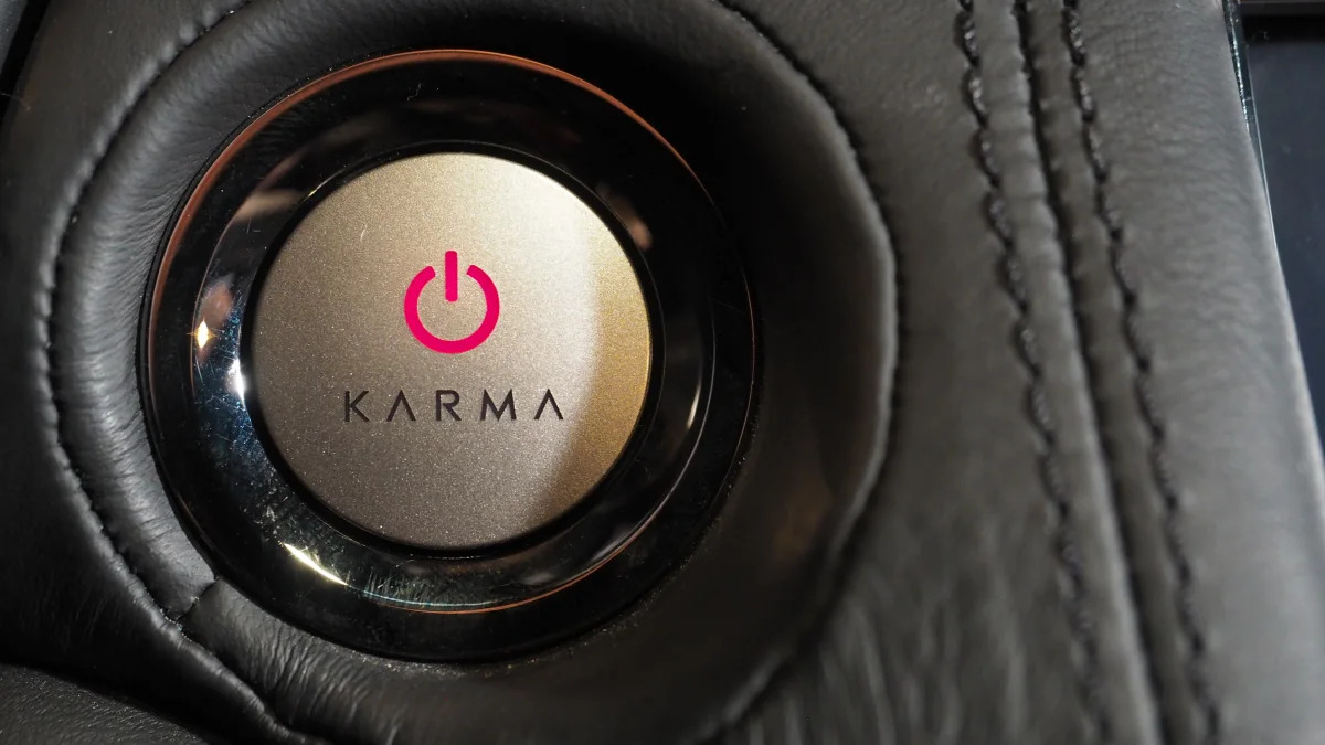 2017 Karma Revero start button
