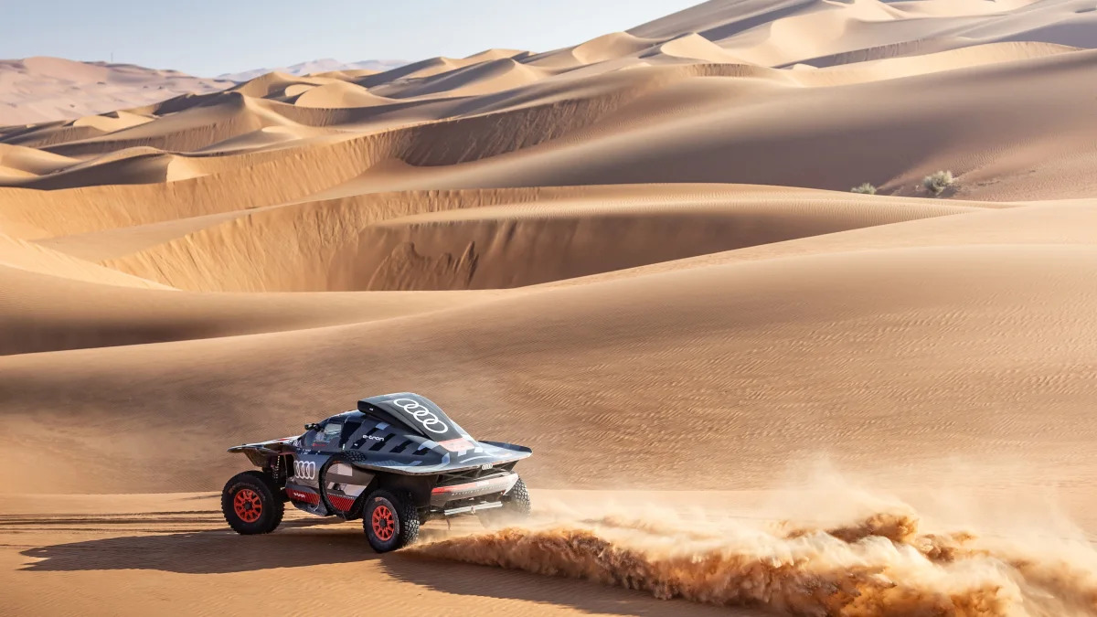 Audi at the 2024 Dakar Rally
