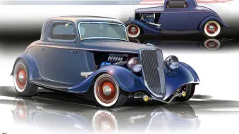 1934 Ford 3-Window Coupe EcoBoost Hot Rod