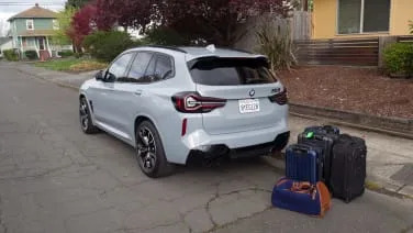 BMW X3 (with spare tire) Luggage Test | Yes, the spare matters