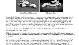 Deltawing and Nissan Zeod Ads