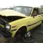 Junked 1982 Toyota Starlet
