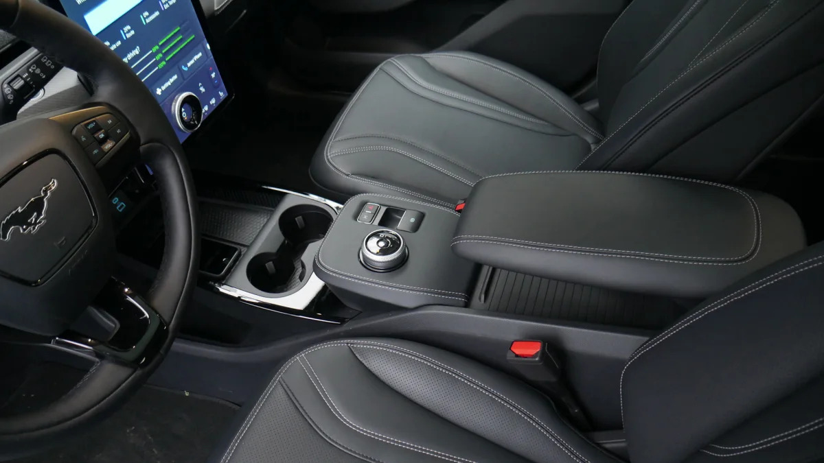 2021 Ford Mustang MachE center console