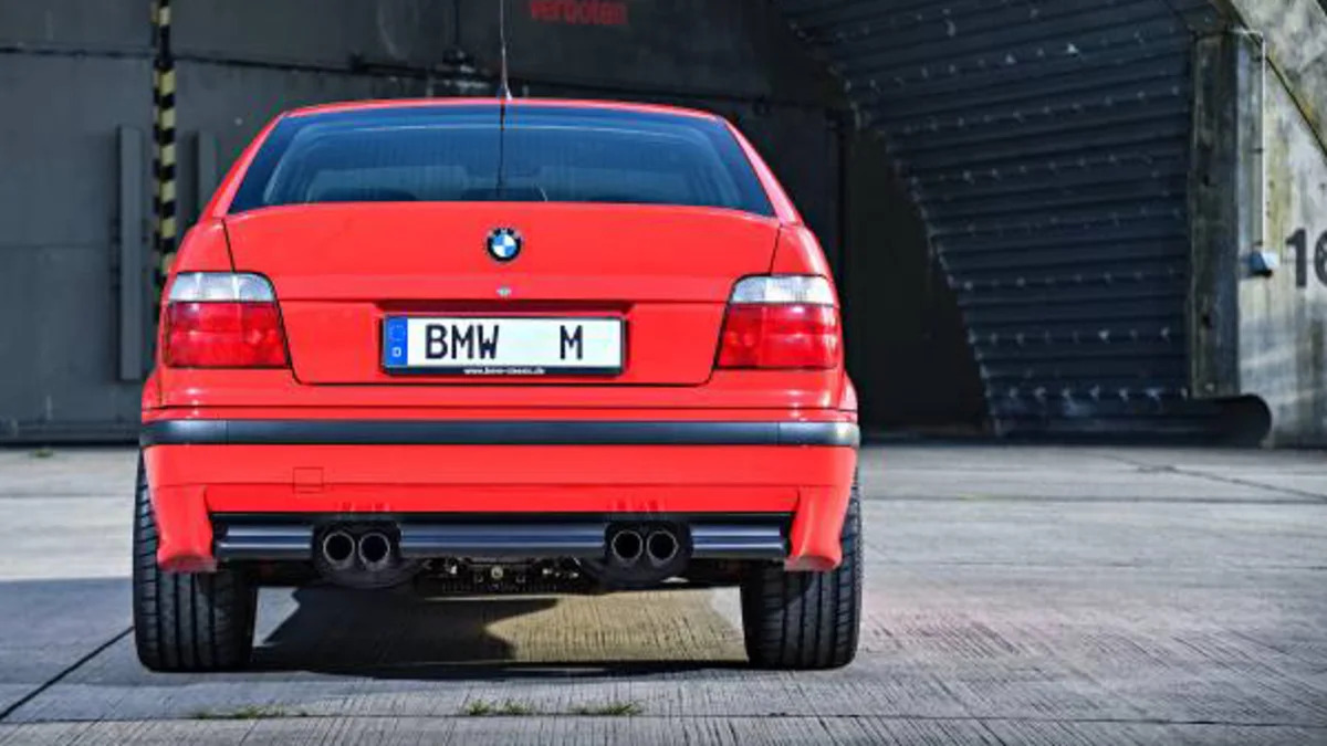 BMW M3 Prototype Compact Rear End Exterior