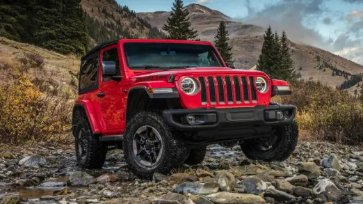 2020 Jeep Wrangler Rubicon in red