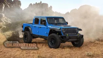 Jeep Gladiator high-performance model renderings