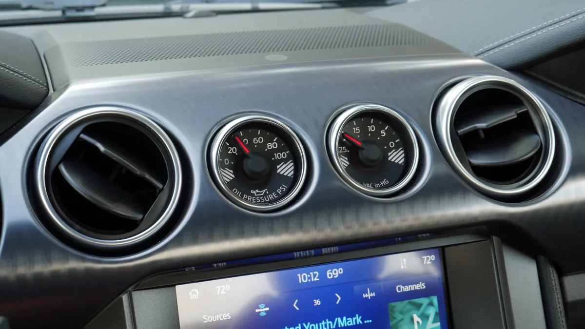 2021 Ford Mustang Mach 1 super useful extra gauges