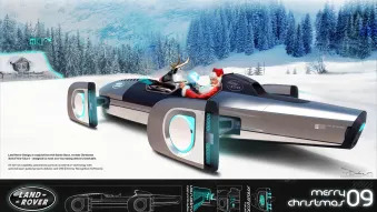 Concept sleighs for Santa by Jaguar and Land Rover